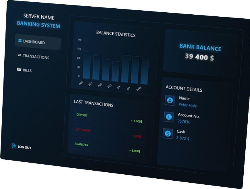 Bank Menu